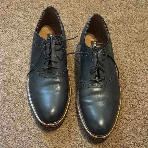 👞 Aston Grey “Tokyo” Dress Shoes – Mid Grey – Size 12 - Picture 1 of 10